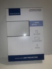 Insignia Portable Folding Projection Screen 100” Screen 16.9 Aspect Ratio  for sale  Shipping to South Africa