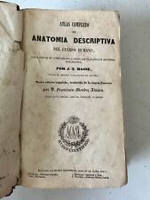 Litografia de massa Atlas Completo de Anatomia Descritiva 1850 Madrid livro de anatomia comprar usado  Enviando para Brazil