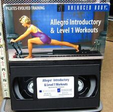 ALLEGRO INTRODUCTORY Level 1 Workouts VHS fitness Pilates Training  for sale  USA