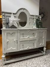 Grey wooden dresser for sale  RUGELEY