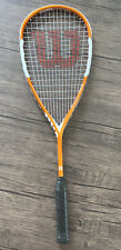 Wilson Squash Racquet NCode n155 Orange White Rare for sale  Shipping to South Africa