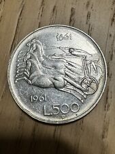 500 lire 1961 usato  Santena