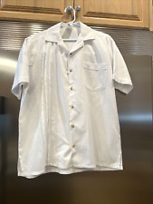Camisa para hombre MR. BUHO clásica informal algodón con botones blanca tradicional mex medi segunda mano  Embacar hacia Argentina