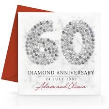 Personalised 60th diamond for sale  EXETER