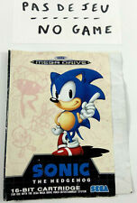 Sega Mega Drive  Jaquette Sonic the Hedgehog  PAS DE JEU  Envoi rapide comprar usado  Enviando para Brazil