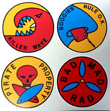 Retro surf stickers for sale  BEWDLEY