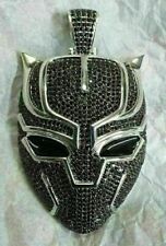 3Ct Round Cut Diamond Lucky Black Panther Pendant 14k White Gold Over Free Chain for sale  Shipping to South Africa