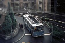35mm Slide SWITZERLAND Lugano Trolleybus Obus 115 San Gottardo 1975 Orig Swiss, gebruikt tweedehands  verschepen naar Netherlands
