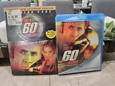 Gone in 60 Seconds (Blu-ray, 2000) Nicolas Cage, Angelina Jolie e DVD 2 FILMES comprar usado  Enviando para Brazil