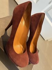 Gucci burgundy suede for sale  LONDON