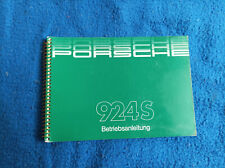 Porsche 924 bedienungsanleitun gebraucht kaufen  Schauenburg