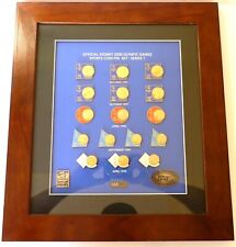 Sydney 2000 Olympic Games Sports Coin Pin Set Series 1 Framed #144/5000 for sale  Shipping to South Africa