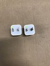 2x Genuine Apple USA American Mains Charger Adaptor iPhone 8 7 6S 6 iPad, used for sale  Shipping to South Africa