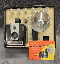 Conjunto vintage Kodak Brownie ojo de halcón con caja modelo cámara flash  segunda mano  Embacar hacia Argentina