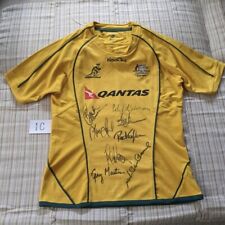SIGNED ✅ Size M Medium Australian Wallabies Rugby Union Kooga Jersey, used for sale  Shipping to South Africa
