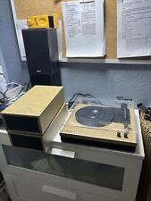 Wireless Vinyl Record Player w External Speakers, 3-Speed Belt-Drive -Light Wood for sale  Shipping to South Africa