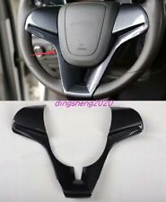 Carbon fiber style Steering Wheel Decoration Cover For Chevrolet Cruze 2009-2015 comprar usado  Enviando para Brazil