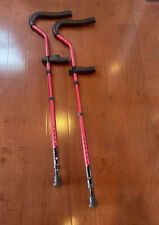 in-Motion Pro Crutches  Foldable Handles Spring / Short (4'9"-5'8") Rare- PINK for sale  Shipping to South Africa