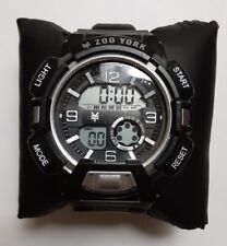 Relógio Zoo York digital preto rosto cinza estilo pulseira 54787 novo na caixa, usado comprar usado  Enviando para Brazil