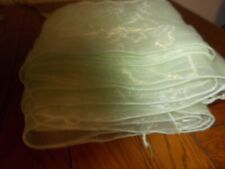 Mint green organza for sale  HALIFAX