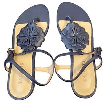 Talbots Woman’s Sandals Indigo Blue Keri Flower Sandals 192041220￼ Size 9 NWOB, used for sale  Shipping to South Africa