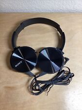 Auriculares sobre la oreja Sony MDR-XB450 negros usados segunda mano  Embacar hacia Argentina