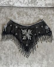 Black beaded sequin for sale  ROTHERHAM