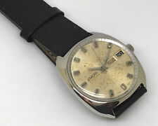 Used, Vintage Enicar Automatic Day Date Original White dial Steel Case WristWatch for sale  Shipping to South Africa