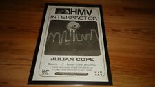 JULIAN COPE interpreter-framed original poster sized advert usato  Spedire a Italy