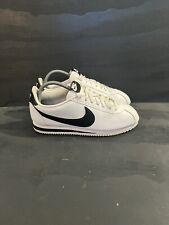 Nike Cortez Couro Básico Masculino Tamanho 8.5 Feminino 10 Branco Preto Clássico 807471-101 comprar usado  Enviando para Brazil