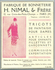 Nimal freres bonneterie d'occasion  Viry-Châtillon