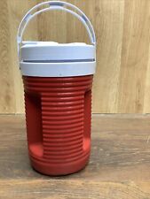 Termos Rubbermaid 1/2 galón. 64 oz.  Jarra de agua roja, usado segunda mano  Embacar hacia Mexico