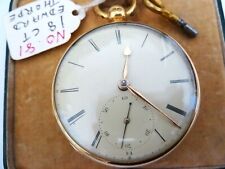 18k pocket watch. for sale  UK