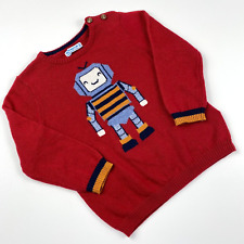 Mayoral Toddler Boys 12M 80cm Robot Red Knitted Pullover Long Sleeve Sweater NWT for sale  Shipping to South Africa