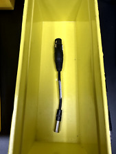 Cable XLR macho a hembra - 0,5 pies (6 pulgadas) - cable de micrófono profesional de 3 pines segunda mano  Embacar hacia Argentina