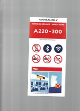 Safety card airfrance gebraucht kaufen  Fehrbellin