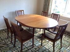 Used, G Plan   Extendable Teak Fresco Vintage Dining Table with 6 Chairs  for sale  CHELMSFORD