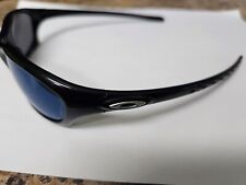 Usado, Óculos de sol vintage Oakley cinco lentes espelhadas azuis armação preta brilhante feito nos EUA comprar usado  Enviando para Brazil