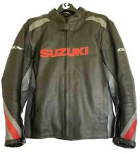 Mens Custom Suzuki GSX Katana Genuine Leather Motorcycle Jacket UK Size 46" for sale  Shipping to South Africa