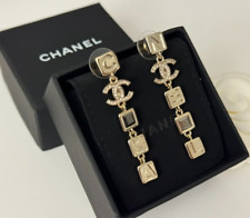 Chanel earrings logo for sale  USA