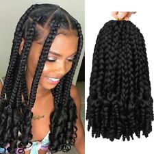 Caixa de cabelo de crochê trança extremidades encaracoladas ombre extensões de cabelo loiro para mulheres negras comprar usado  Enviando para Brazil