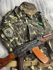 Uniforme do exército militar da Ucrânia Azov com boné e adesivos — VENDEDOR DOS EUA comprar usado  Enviando para Brazil