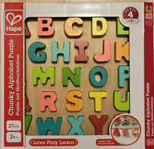 Puzzle alfabeto legno usato  Italia