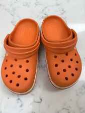 Orange crocs size for sale  LONDON