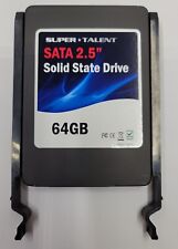 Super Talent SATA 2,5 pulgadas 64 GB SSD P/N FTM064MU2P con portador de clip extraíble segunda mano  Embacar hacia Argentina