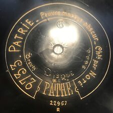 Noté - 12” Pathe 2733 / 2747 - 78 rpm record - Le Trouvére - Verdi - Patrie for sale  Shipping to South Africa