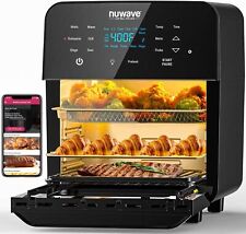 Nuwave Brio 15.5Qt Air Fryer Rotisserie Oven, X-Large Family Size Powerful 1800W, used for sale  Shipping to South Africa