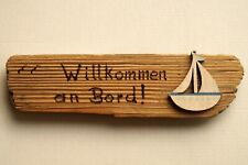 Schild willkommen bord gebraucht kaufen  Westerland