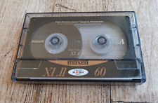 1x MAXELL XLII 60 TYPE II CHROME BLANK AUDIO CASSETTE BLANK TAPE USED 1991 for sale  Shipping to South Africa
