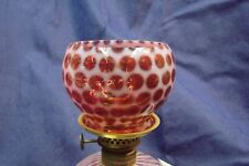 antique cranberry glass lamp for sale  Williamsport